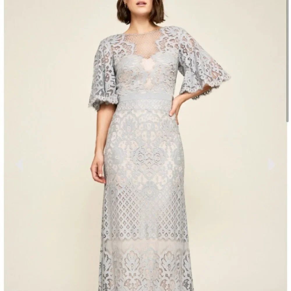 BHLDN x Tadashi Shoji Malian Flutter Sleeve Dress